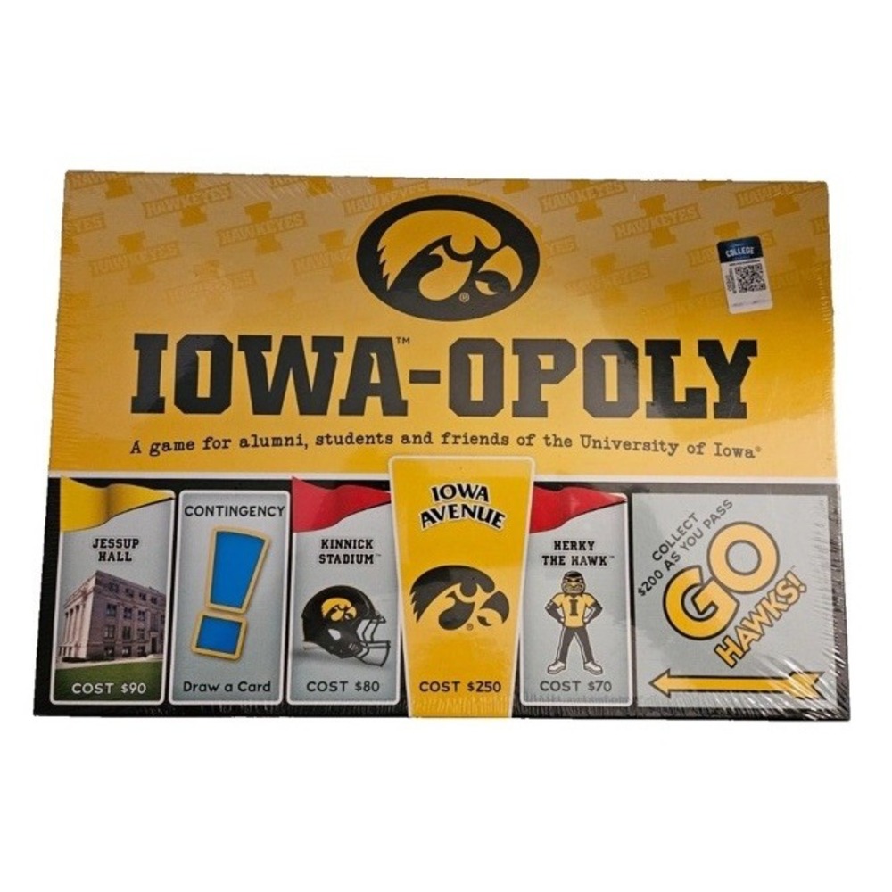 IOWA-OPOLY Iowa Hawkeyes Board Game New sealed SJ3